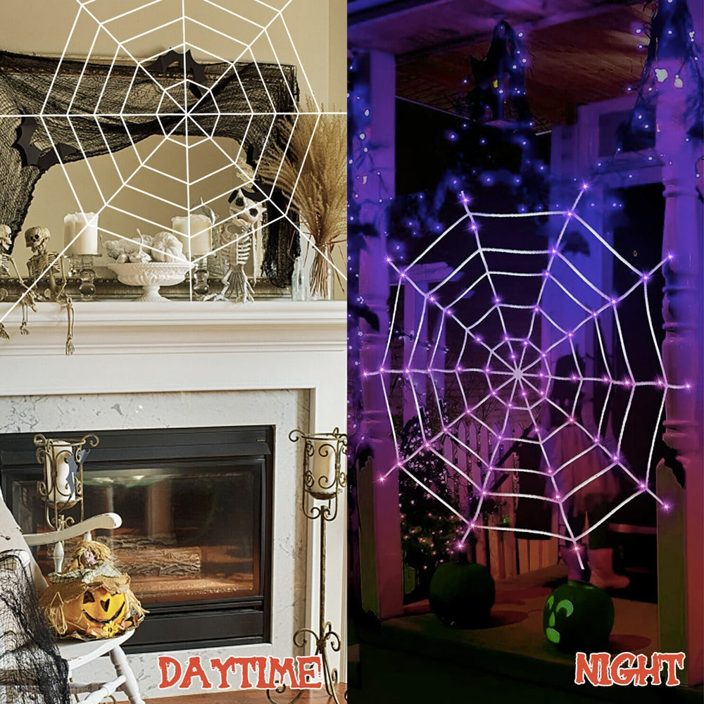 Large Light Up Cobweb Halloween Display Prop – Trendy Drop 2025 Edition