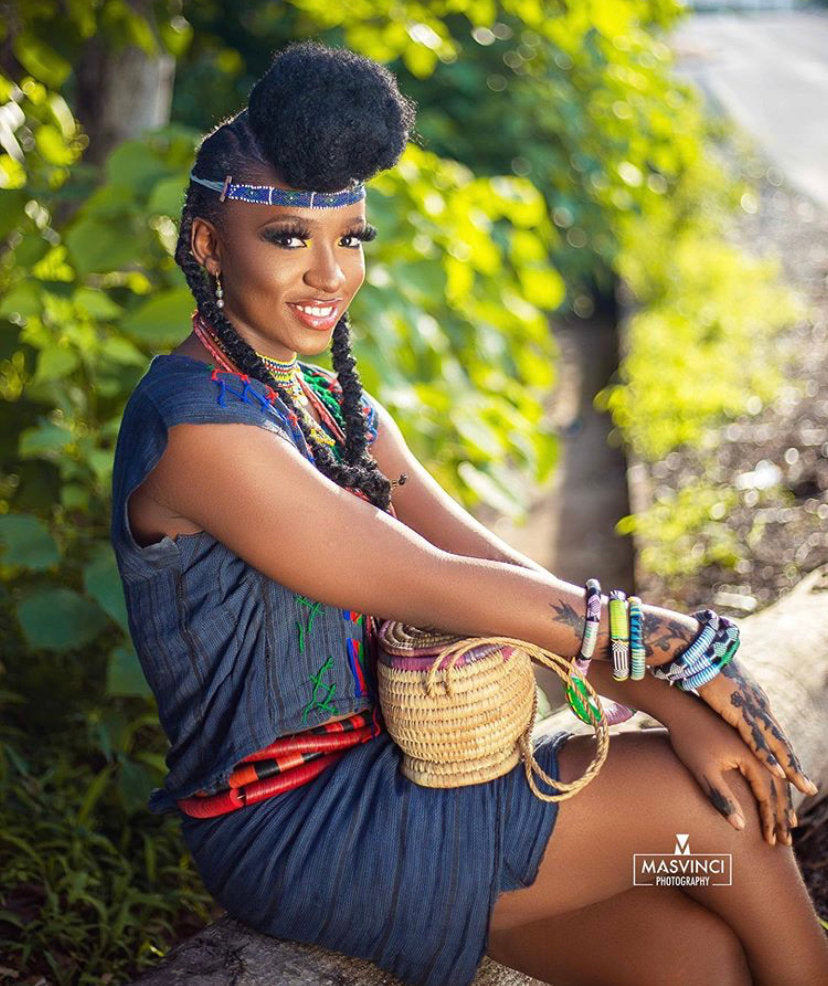 Fulani women’s costume/clothing and complete accessories