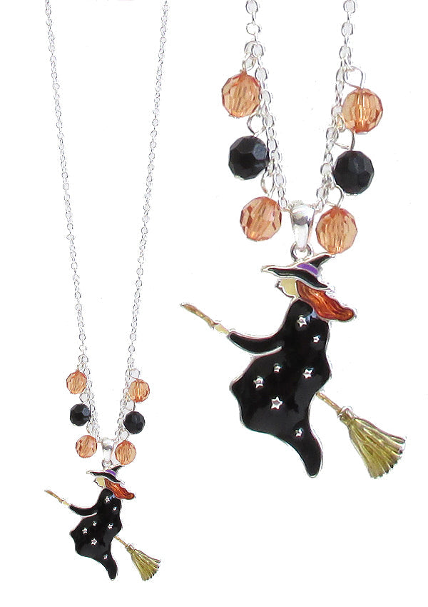 HALLOWEEN THEME NECKLACE - WITCH – Trendy Drop 2025 Edition