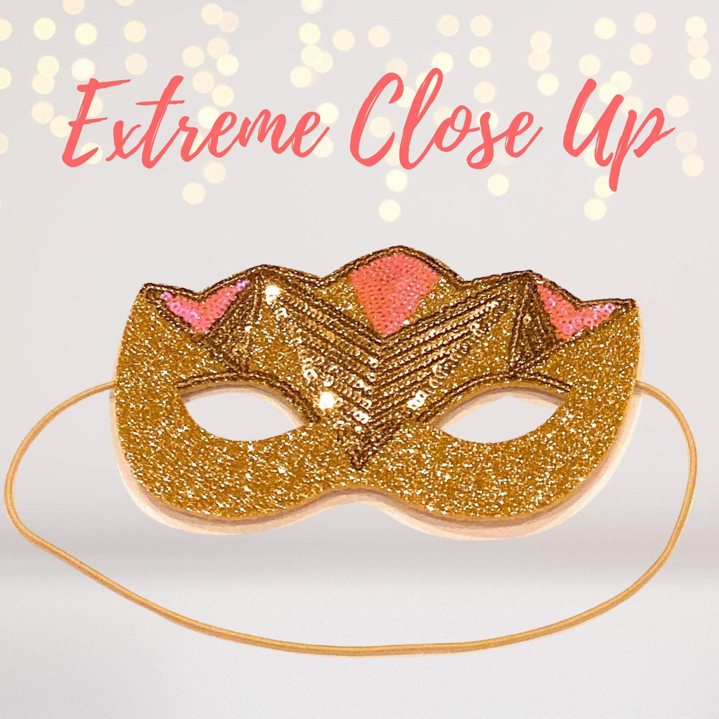 Kids Golden Masquerade Mask, Golden Bird Mask, Golden Animal Mask,