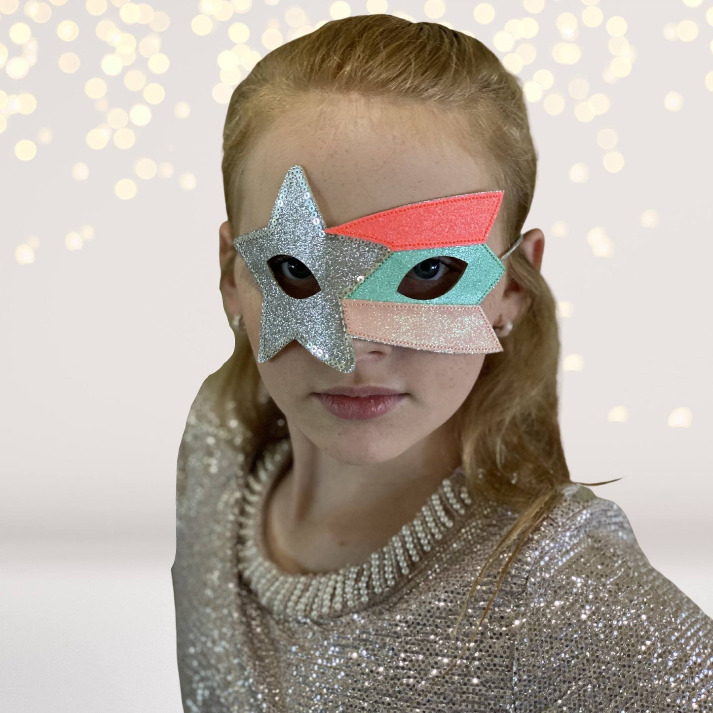 Shooting Star Rocker Felt Costume Kids Mask