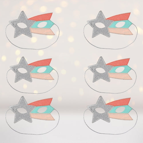 Shooting Star Rocker Felt Costume Kids Mask