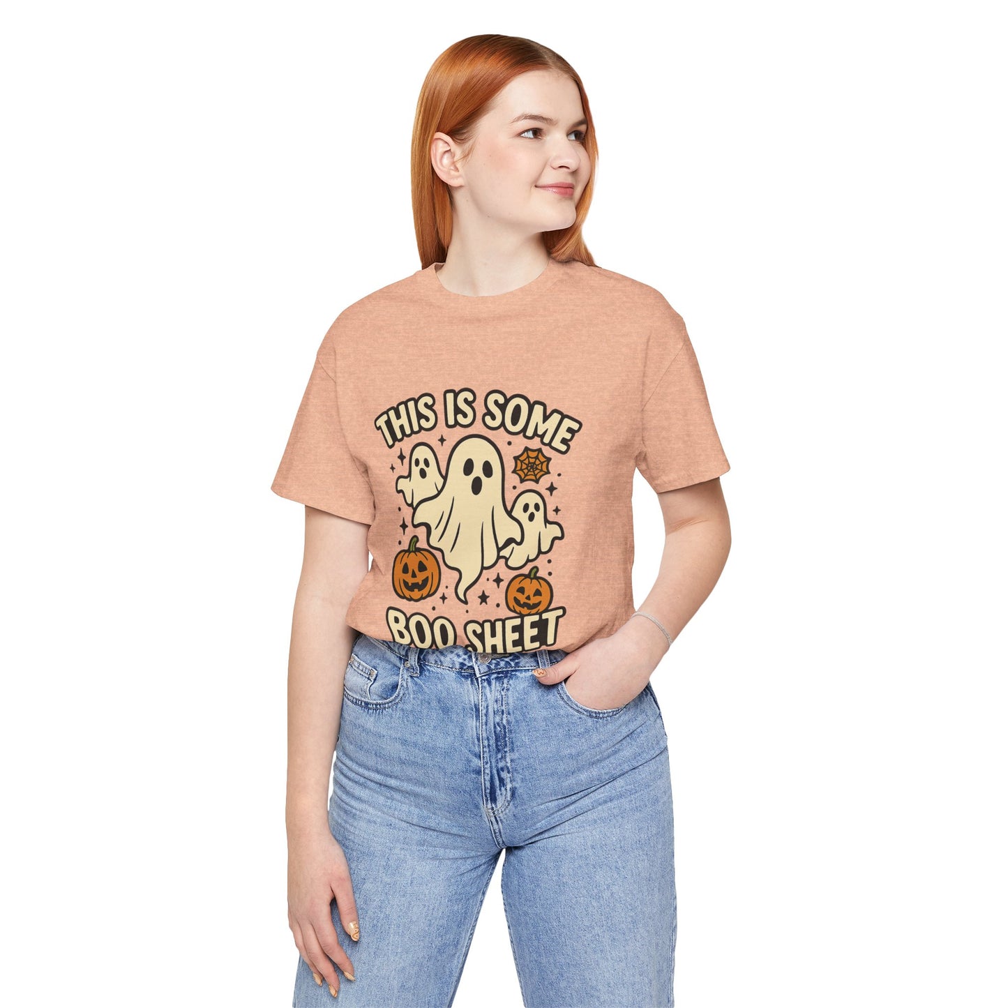 Boo Sheet T-Shirt, Funny Halloween Shirt, Unisex Tee