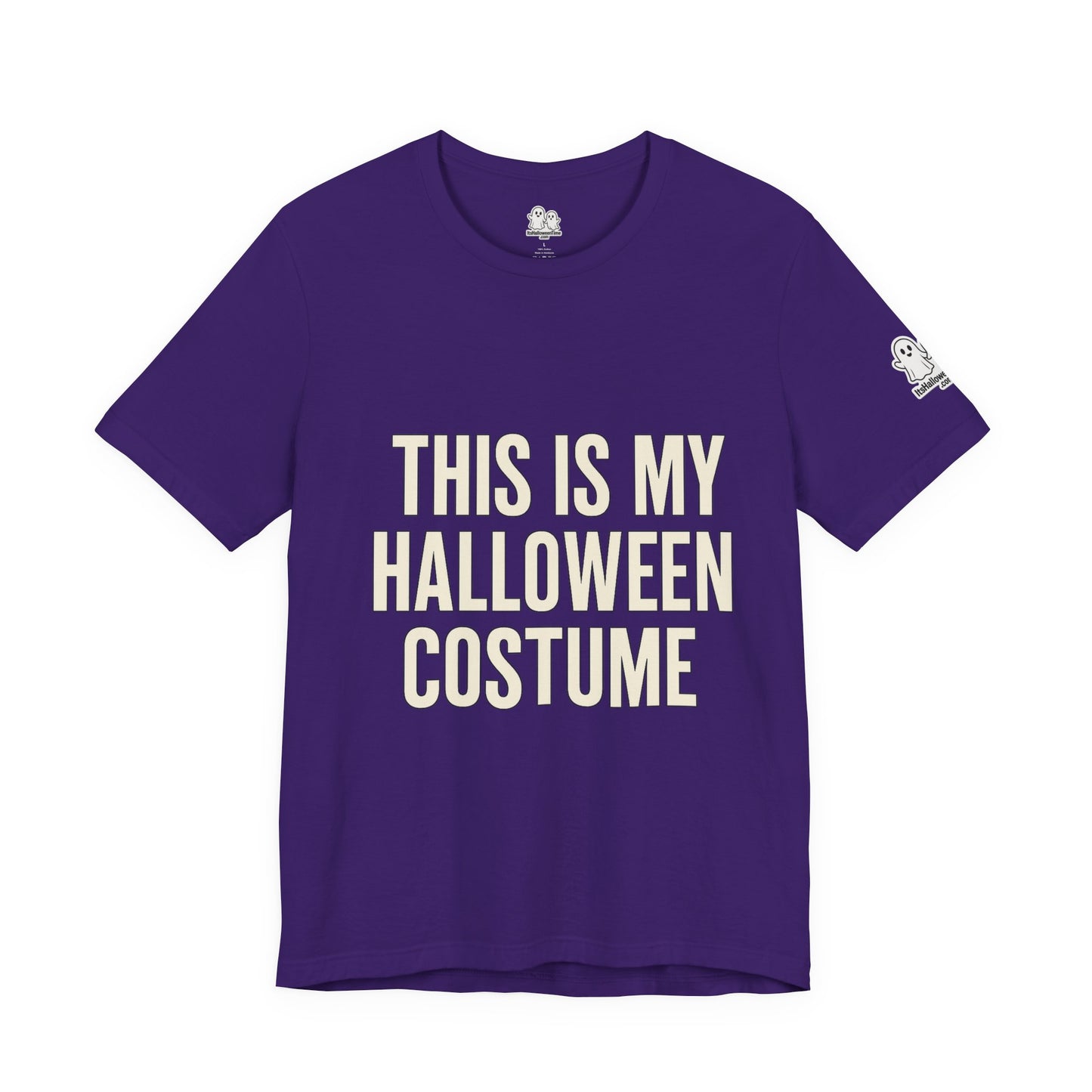 This Is My Halloween Costume – Unisex Jersey Tee (Front + Back Print)