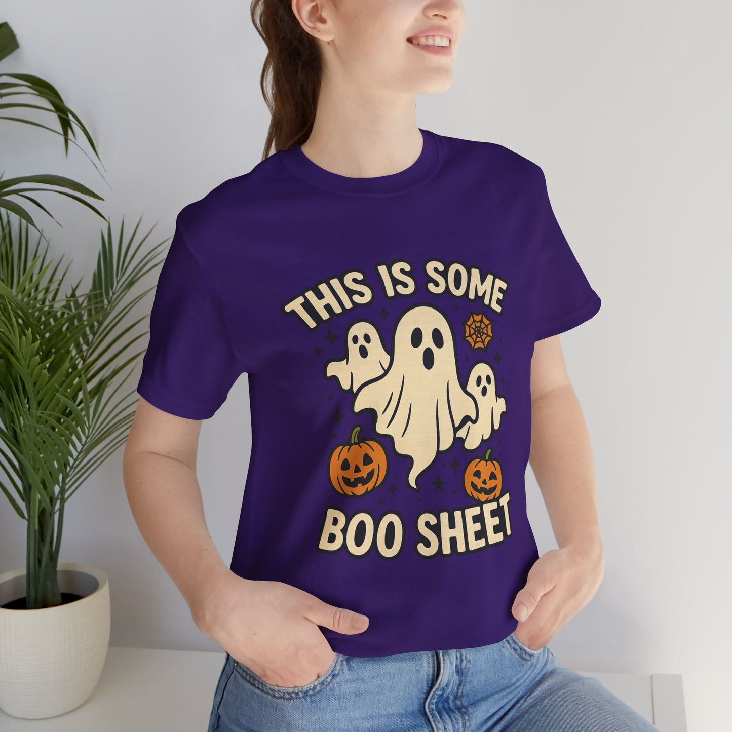 Boo Sheet T-Shirt, Funny Halloween Shirt, Unisex Tee