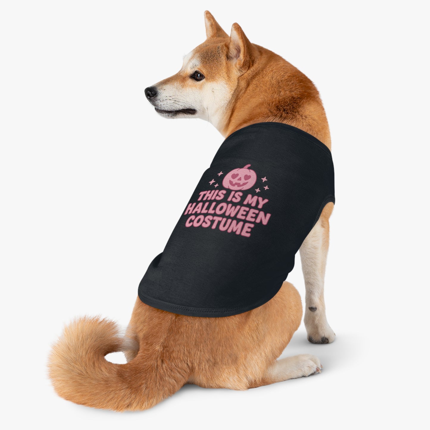 This Is My Halloween Costume Pet Tank Top, Cute Dog Costume, Pet Apparel, Fall Fashion for Pets, Pumpkin Shirt for Dogs, Spooky Pet Fashion