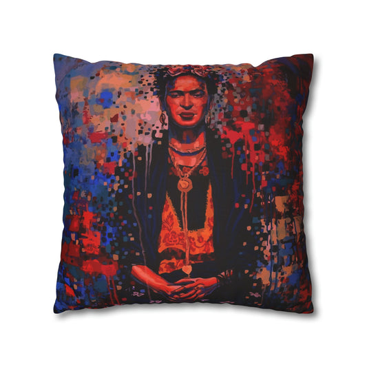 Frida 4 Spun Polyester Square Pillow Case
