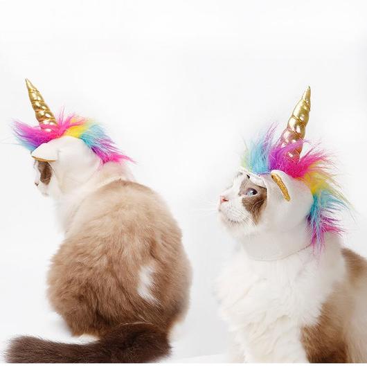 "Unicorn VS Devil" Pets Halloween Costume Hats – Trendy Drop 2025 Edition