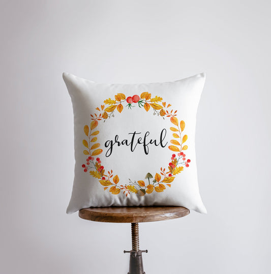 Grateful Thanksgiving Pillow