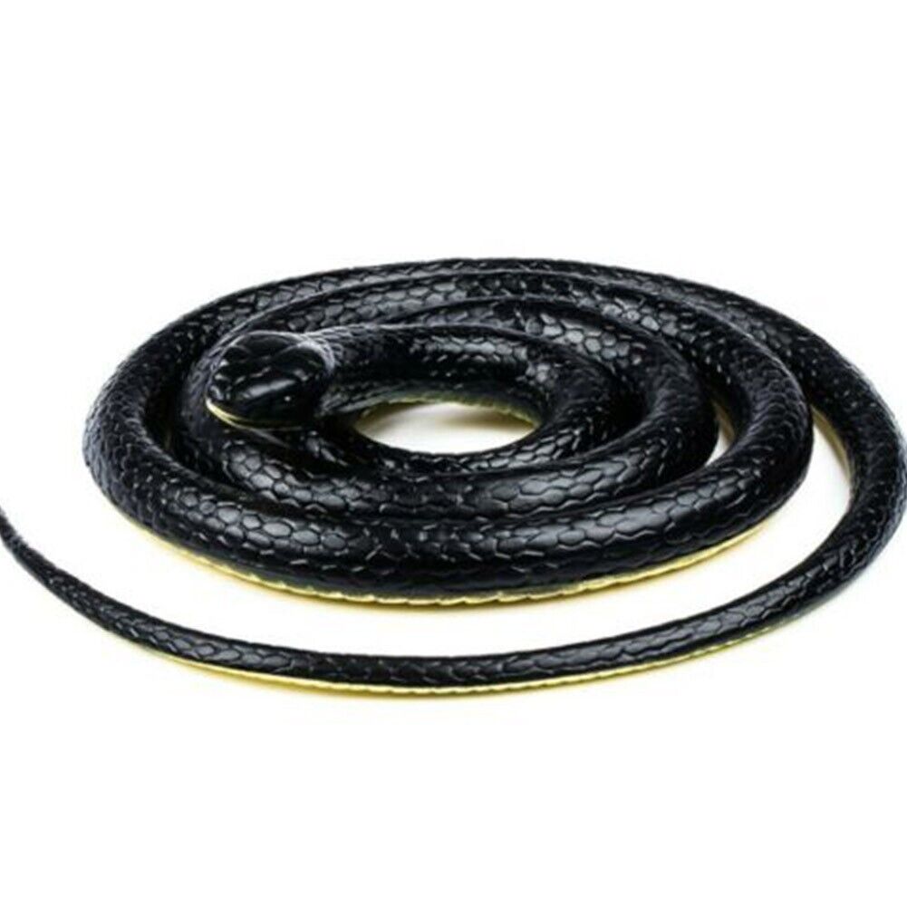 Fake Realistic Snake Lifelike Real Scary Rubber Toy Prank Party Joke