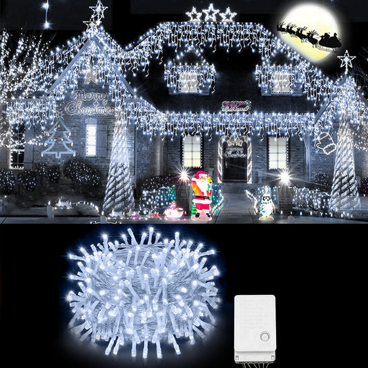 Halloween Christmas Lights Outdoor Decorations 100 LED 33Ft 8 Modes – Trendy Drop 2025 Edition