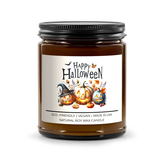 Happy Halloween Candle