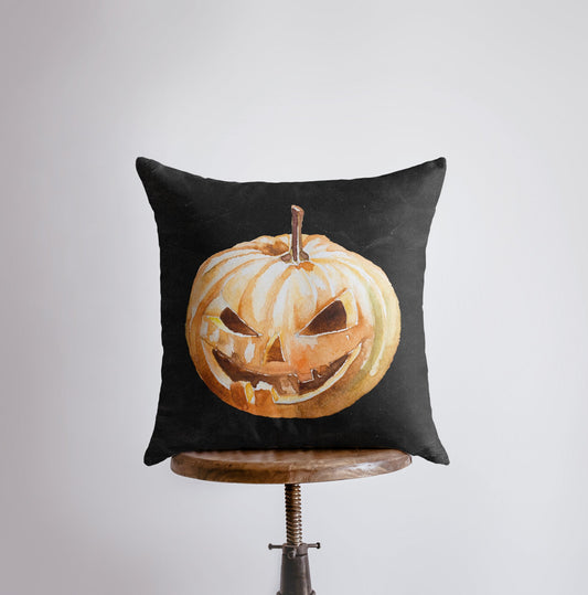 Spooky Jack O Lantern Pillow