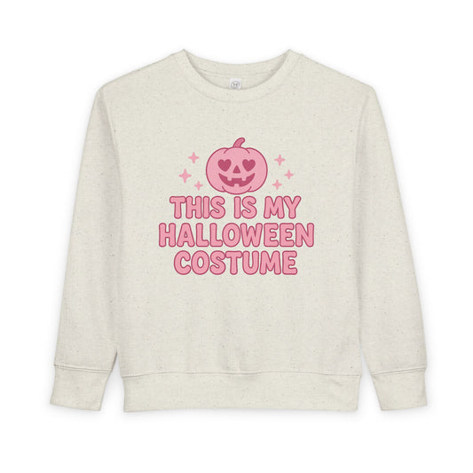 This IS My Halloween Costume Toddler Sweatshirt, Cute Halloween Outfit, Pumpkin Costume Top, Toddler Halloween Gift, Funny Kids Sweater