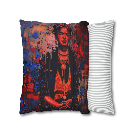 Frida 4 Spun Polyester Square Pillow Case