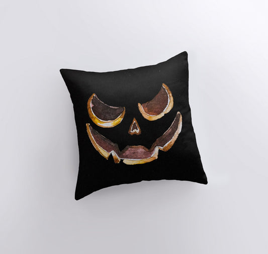 Spooky Jack O Lantern Pillow