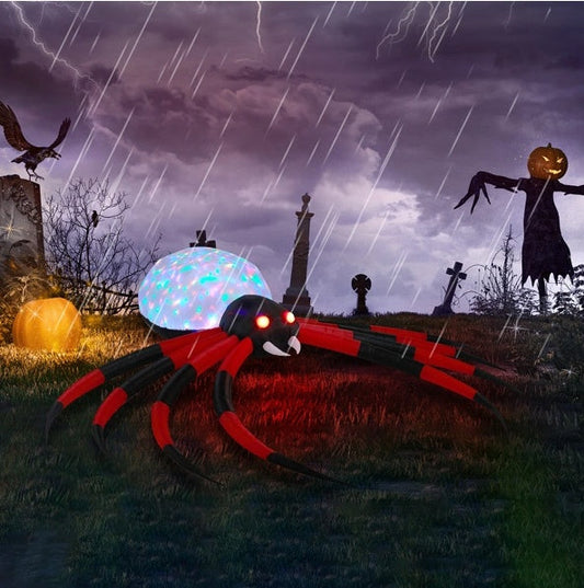 11.8 FT Halloween Inflatables Crawling Spider Outdoor Decorations