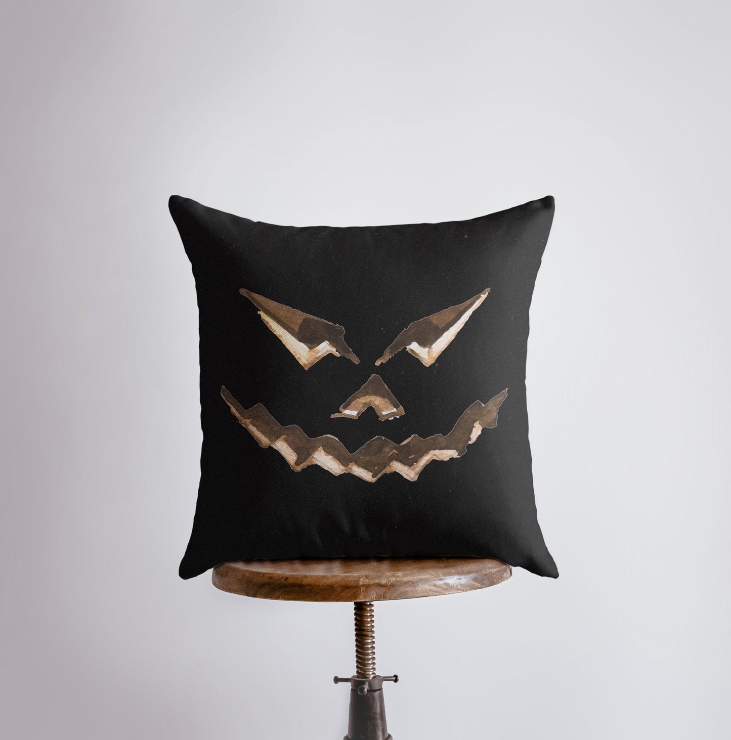 Spooky Jack O Lantern Pillow