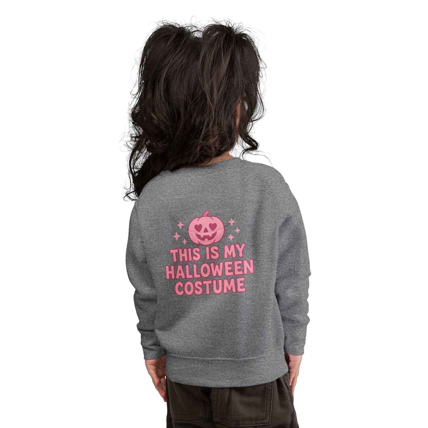 This IS My Halloween Costume Toddler Sweatshirt, Cute Halloween Outfit, Pumpkin Costume Top, Toddler Halloween Gift, Funny Kids Sweater