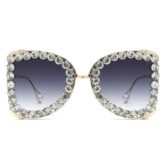 Apex - Luxury Oversized Rhinestone Butterfly Women's Sunglasses