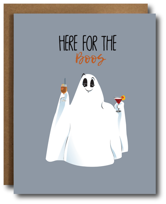 Here for the Boos Card – Trendy Drop 2025 Edition