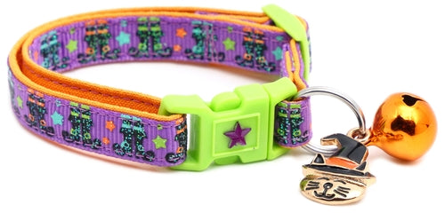 Witchy Boots Breakaway Cat Collar