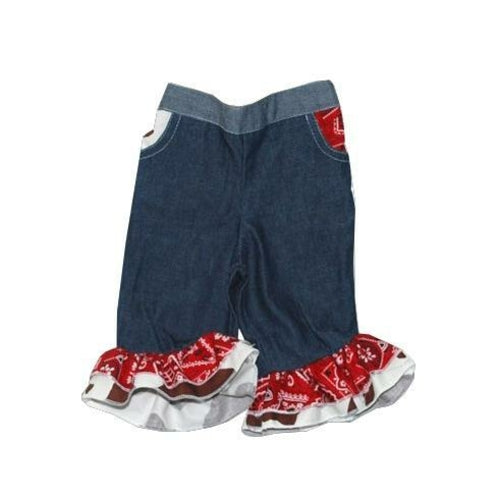 Rodeo Queen Infant Toddler Girl Denim Rodeo Pant