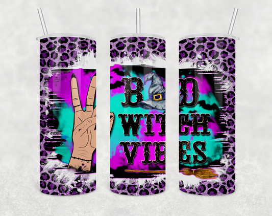 Bad Witch Vibes 20oz Skinny Tumbler