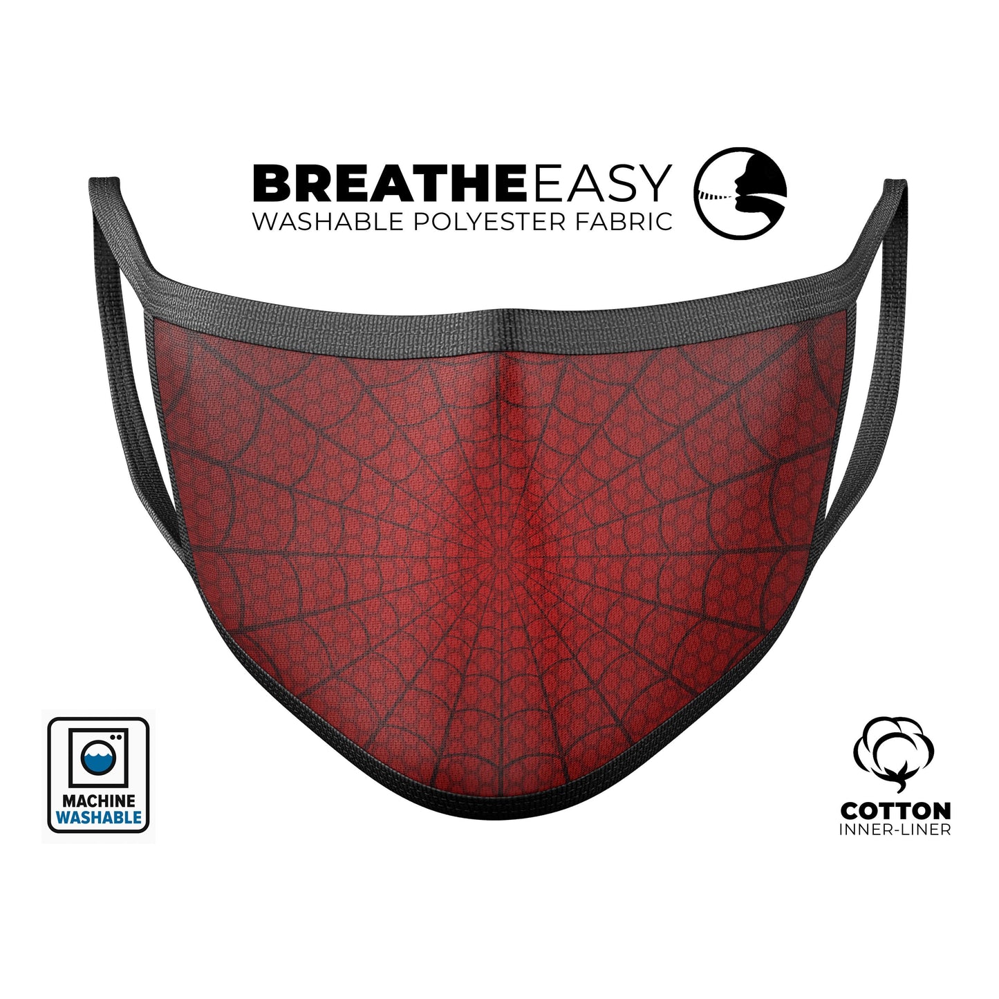 Spider Sense Web - Made in USA Mouth Cover Unisex Anti-Dust Cotton