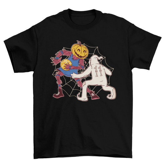 Halloween basketball t-shirt