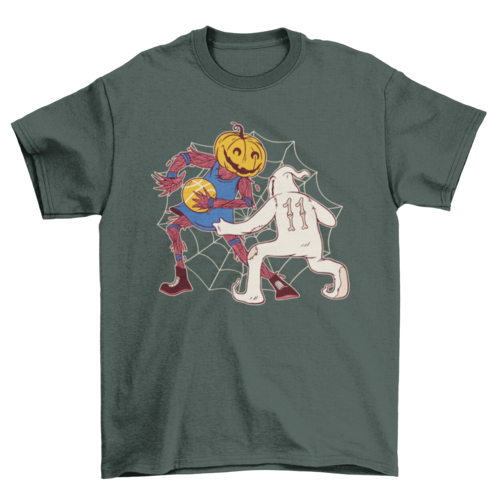 Halloween basketball t-shirt