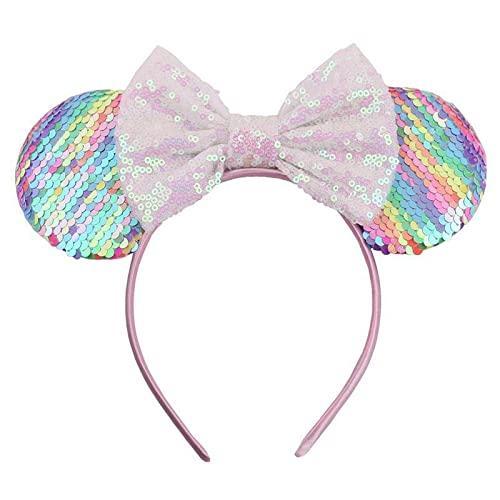 Sparkly Minnie Ears Headbands for Girls Women Cosplay Costume Princess
