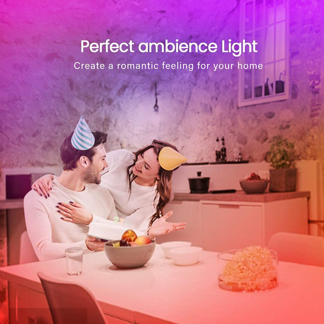 50 FT LED Strip Lights,Bluetooth LED Lights for Bedroom, Color
