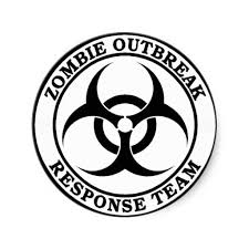 3 Inch Cloth Patch Zombie Outbreak Team