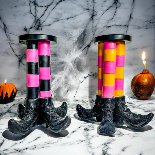 Wicked Witch Candle Holder Handmade Witch Decorations