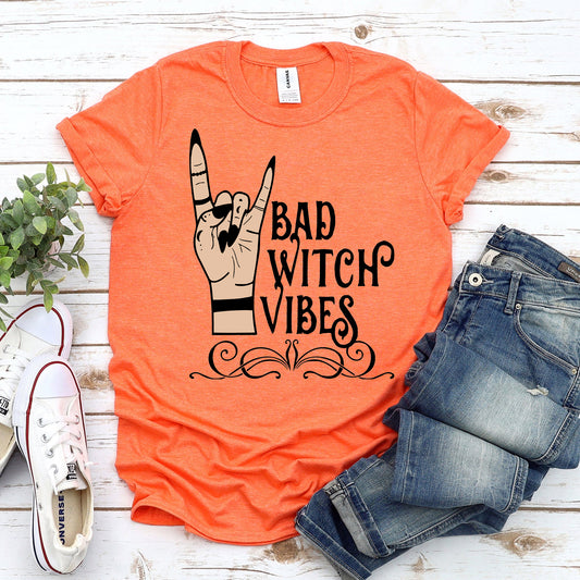 Bad Witch Vibes Halloween T-shirt – Trendy Drop 2025 Edition