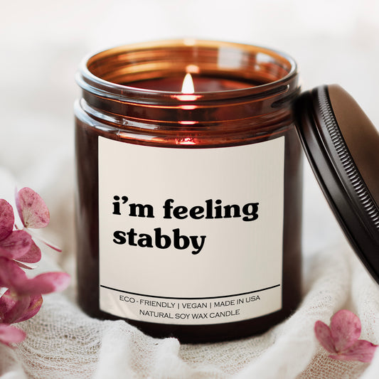 I'm Feeling Stabby Candle