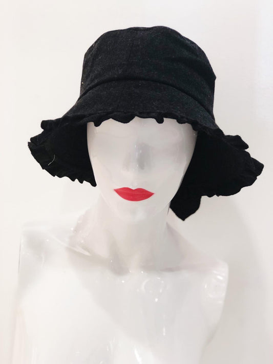 Macy Black Bucket Hat