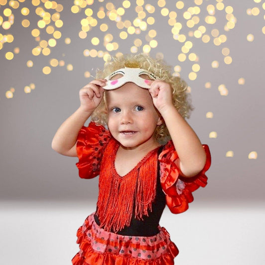 Fairy Princess Costume Costume Mask, Glittering Unicorn Costume Mask