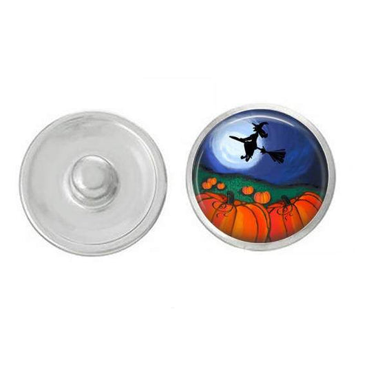 Halloween - Snap Jewelry - Flying Witch Snap for Jewelry - Bracelets - – Trendy Drop 2025 Edition