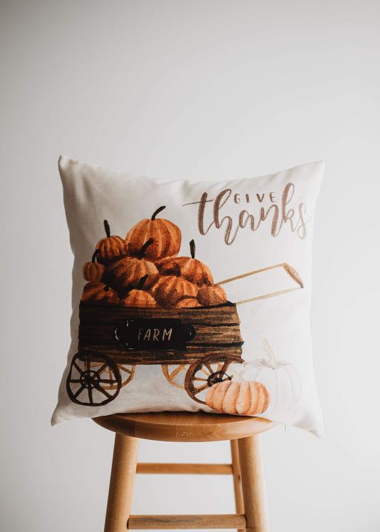 Give Thanks Pillow