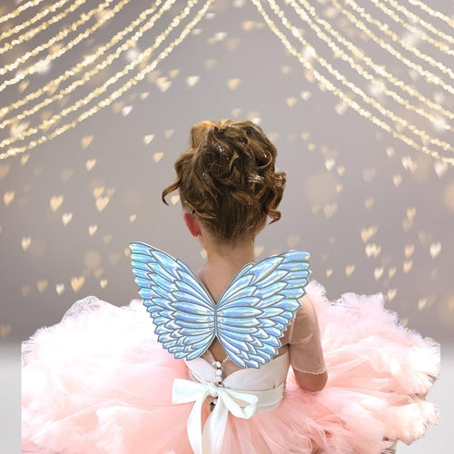 Little Girl Costume Hologram Fairy Wings