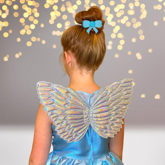 Little Girl Costume Hologram Fairy Wings