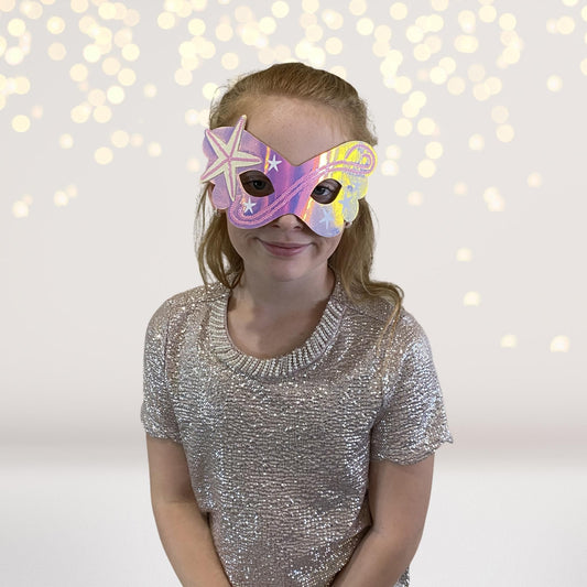 Mermaid, Starfish, Ocean Adventure, Felt, Kids Costume  Mask
