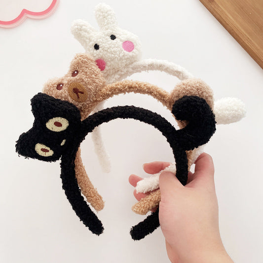 Adorable Cartoon 3D Plush Bunny Creative Headband