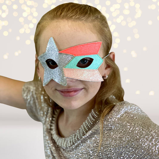 Shooting Star Rocker Felt Costume Kids Mask